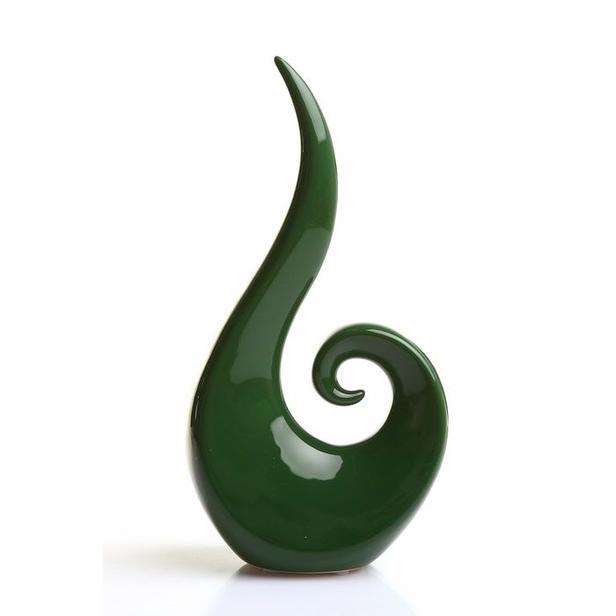  Carmen Soft Salyangoz Biblo - Yeşil - 32x18 cm