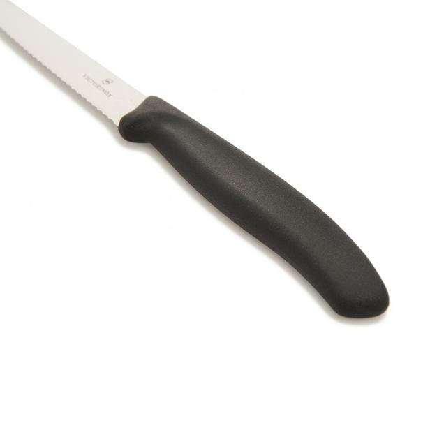  Victorinox 6.7733 Tırtıklı Soyma Bıçağı - Siyah/10 cm