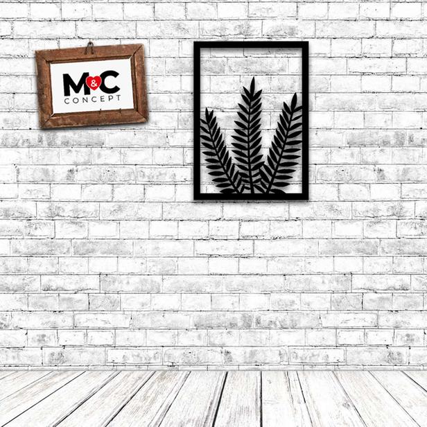  M&C Concept Leaf Metal Duvar Panosu