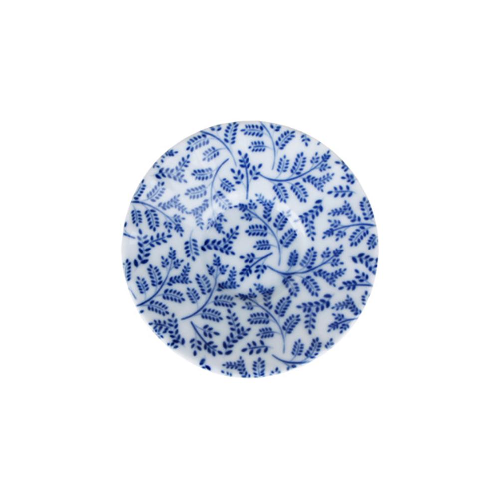  Porland Blue Desen 6 Ergonomik Çay Tabağı - Mavi - 12 cm