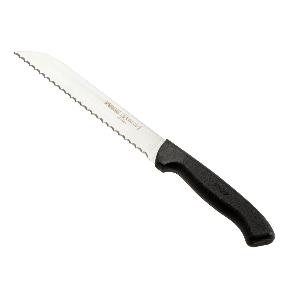  Pirge Ecco Ekmek Bıçağı Pro Dişli - Siyah / 17,5 cm