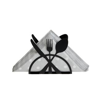 M&C Concept Kitchen Metal Peçetelik - Siyah