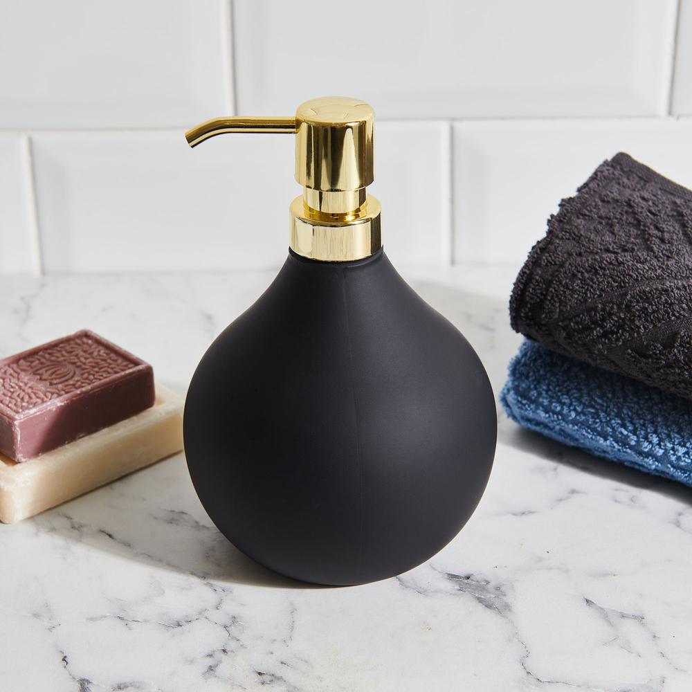  Ang Design Safir Cam Sıvı Sabunluk – Siyah