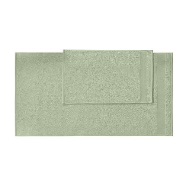  Nuvomon 2'li Havlu Seti - Adaçayı Yeşili - 50x80 cm + 70x140 cm