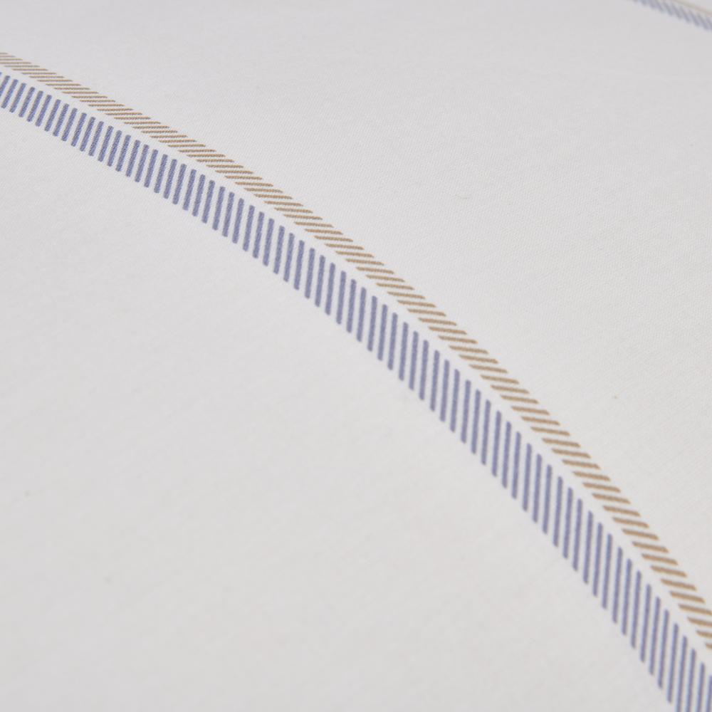  Nuvomon Çizgili Yastık Kılıfı - Lacivert / Bej - 50x70 cm