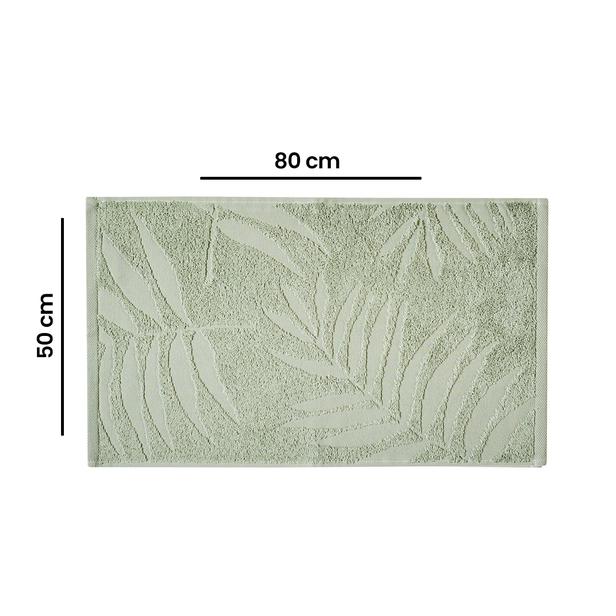  Nuvomon Botanical Yüz Havlusu - Yeşil - 50x80 cm