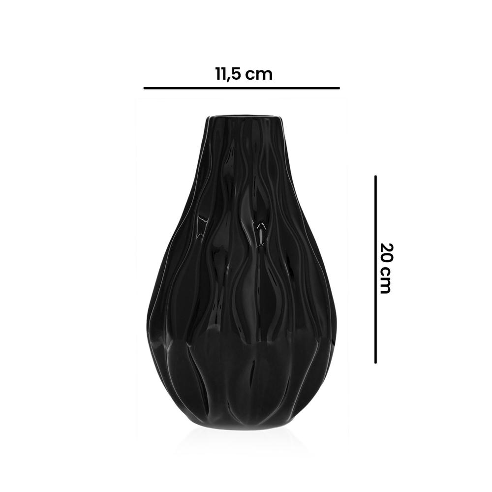  Ang Design Magnolia Vazo - Siyah