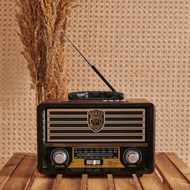 Petrix Dekoratif Vintage Radyo