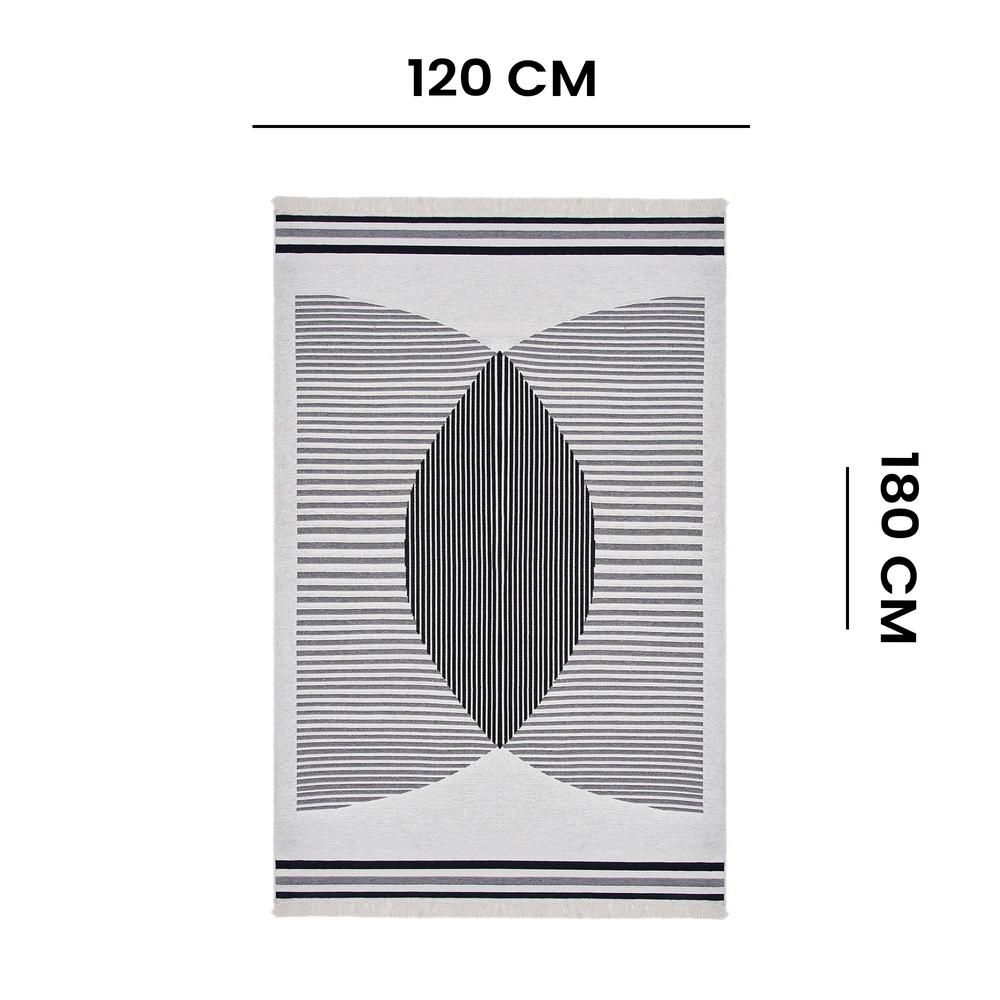  MarkaEv Cotton Çift Taraflı Yıkanabilir Pamuk Kilim - 120x180 cm