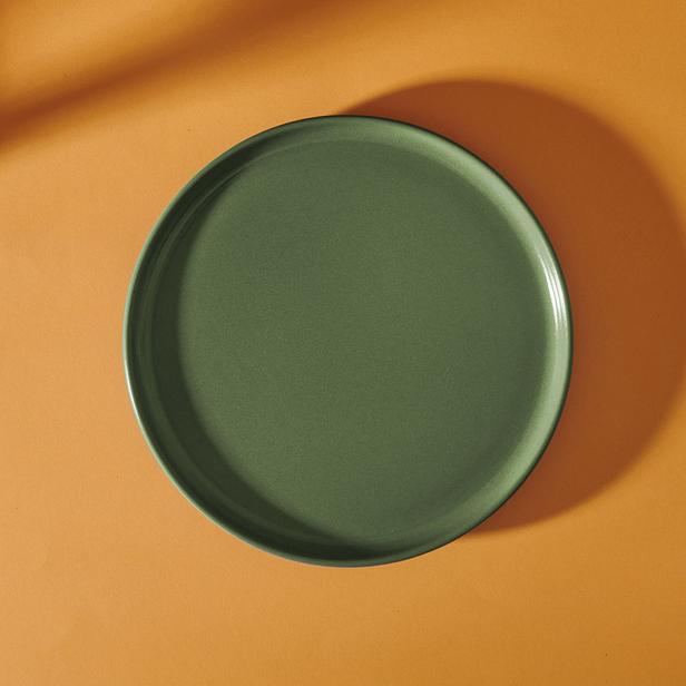  Keramika Nordic Pasta Tabağı - Yeşil - 22 cm