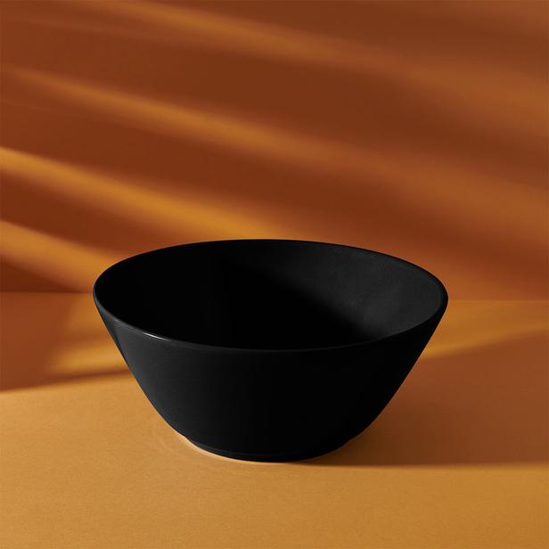  Keramika Hitit Kase - 24 cm - Siyah