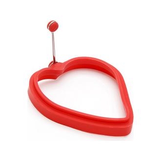 Fame Kitchen Silikon Kalp Omlet Kalıbı - Kırmızı