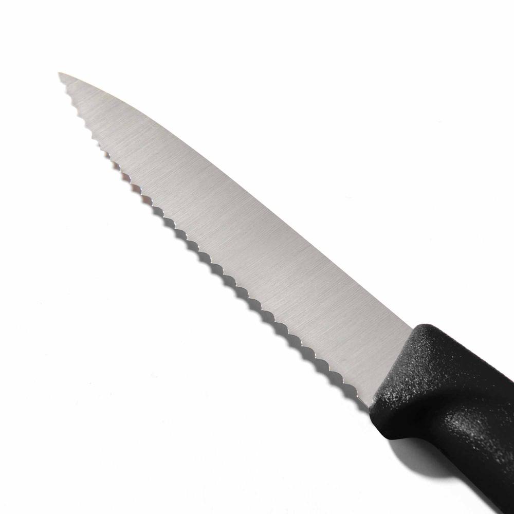 Victorinox 67633 Tırtıklı Soyma Bıçağı - Siyah - 8 cm