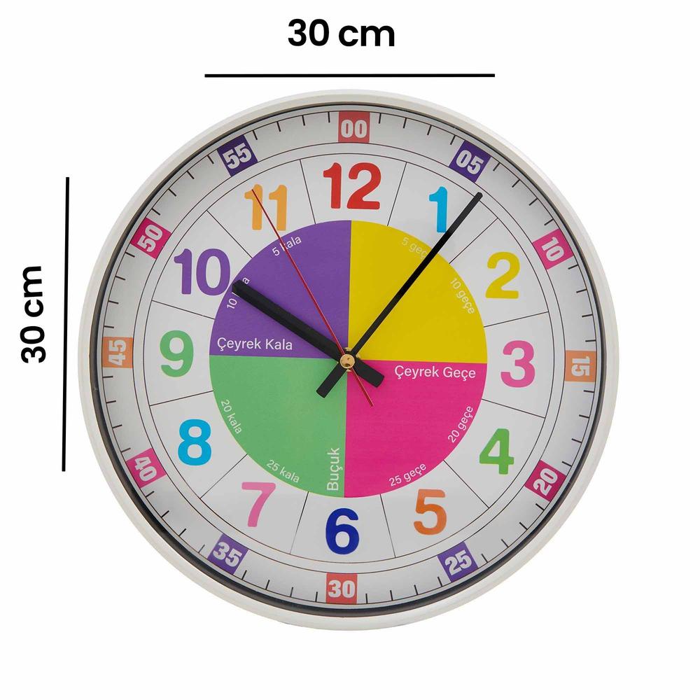  Klik Öğretici Çocuk Odası Saati - 30 cm