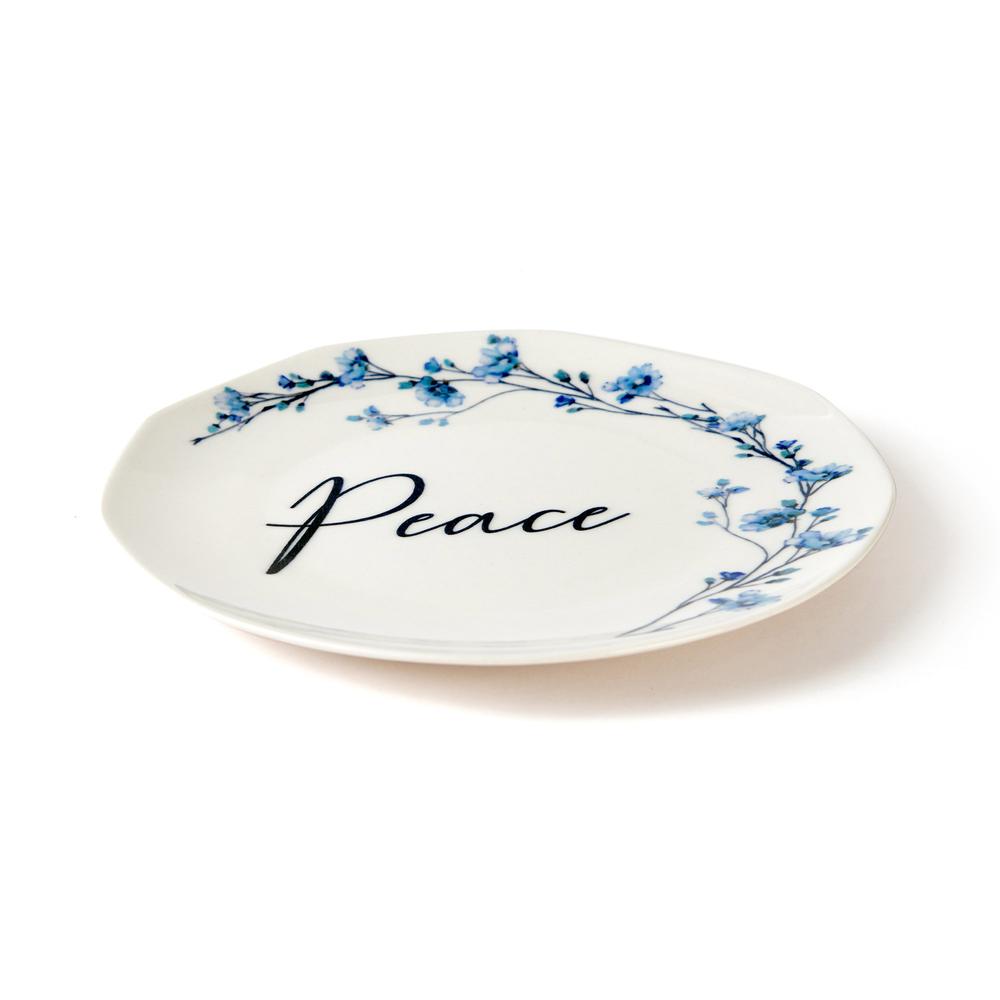  Tulu Porselen Peace Pasta Tabağı - 27 cm