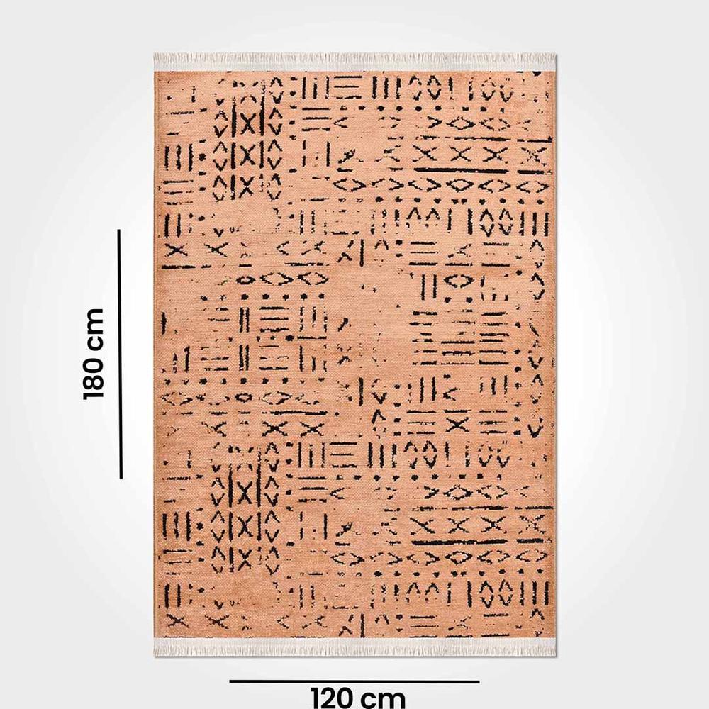  Crea Vena İskandinav Kilim 8013 - Sarı - 120x180 cm