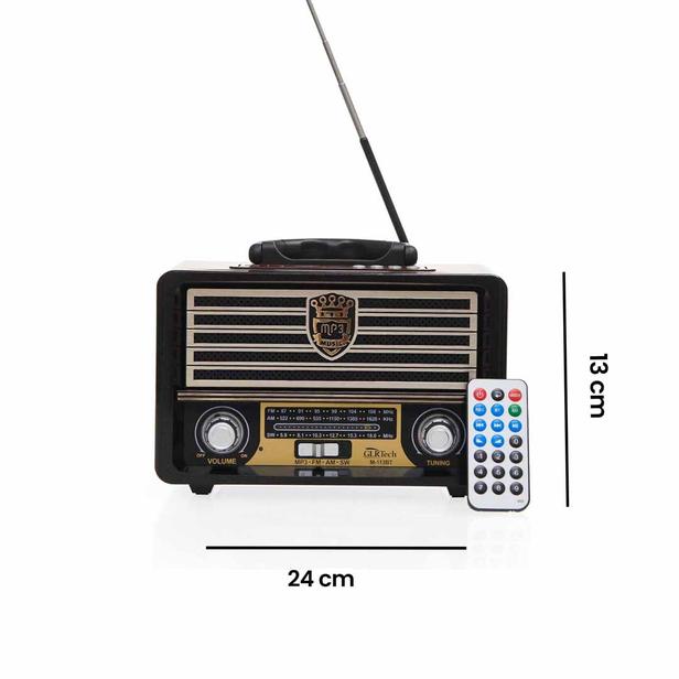  Petrix Dekoratif Vintage Radyo