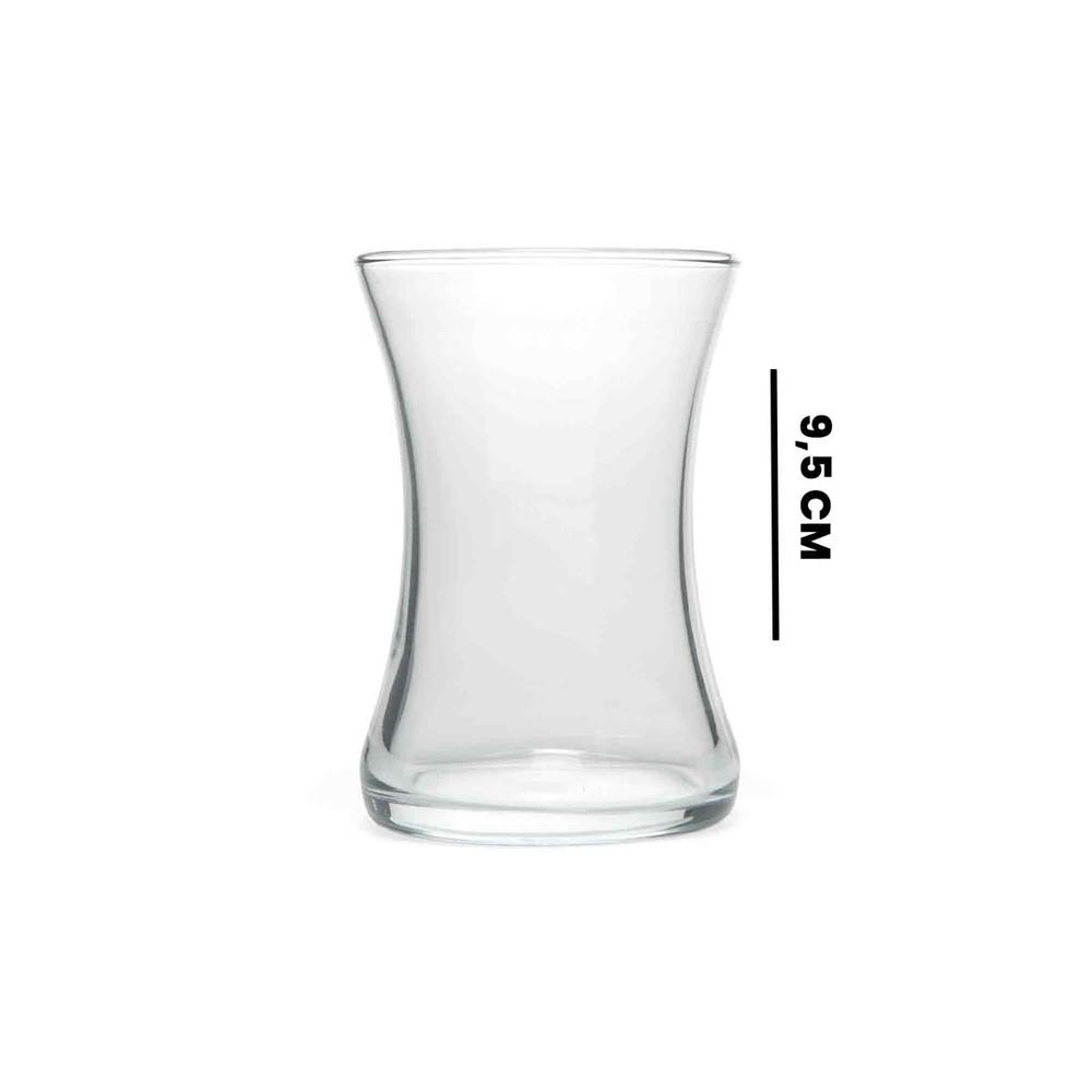  Lav Nez 6'lı Çay Bardağı - 155 ml