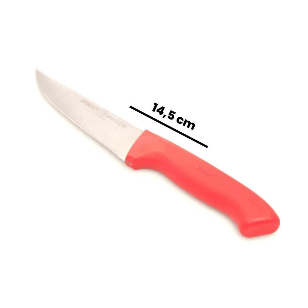  Pirge Ecco Et Bıçağı - Kırmızı - 14,5 cm