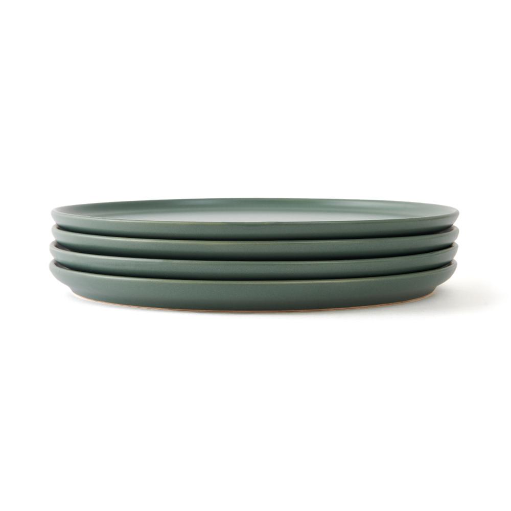  Keramika Nordic 4'lü Servis Tabağı - Yeşil - 28 cm