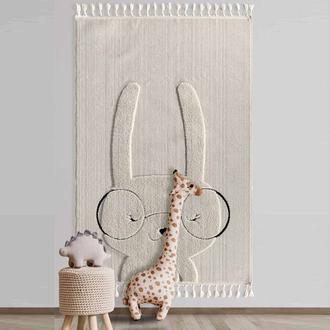 Empera Halı Kids Bunny Tavşan Figürlü Krem Çocuk Odası Halısı - Bej - 133x190 cm