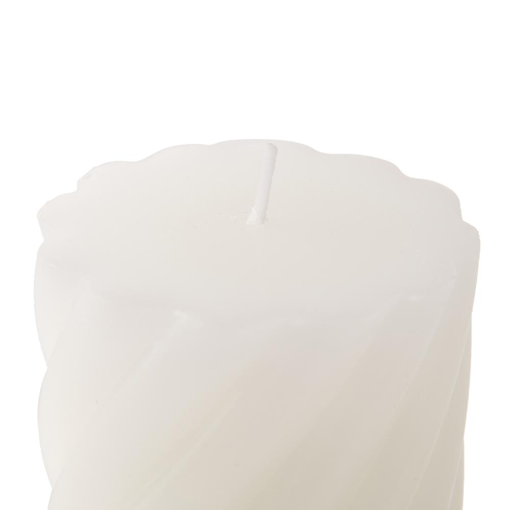  Q-Art Dekoratif Candle Mum - Beyaz - 10 cm
