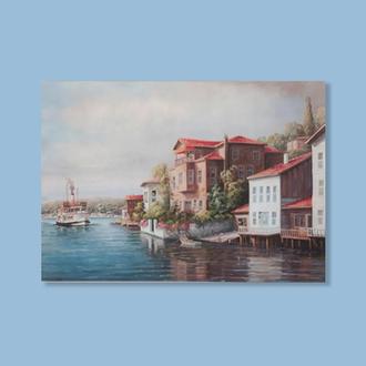 Q-Art İstanbul Kanvas Tablo - 50x70 cm