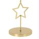  Q-Art Dekoratif Gold Star Şamdan - 17 cm