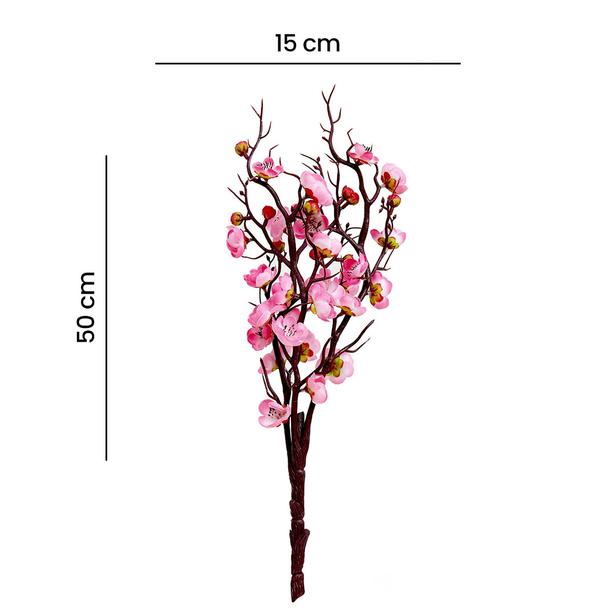  Q-Art Winter Yapay Çiçek - 50 cm