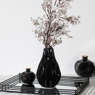 Ang Design Magnolia Vazo - Siyah