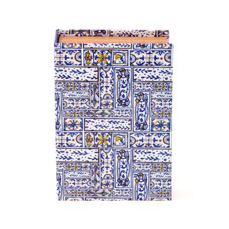 4Nio Dekoartif Mini Mavi Rüya Kitap Kutu - 15x4x10,5 cm