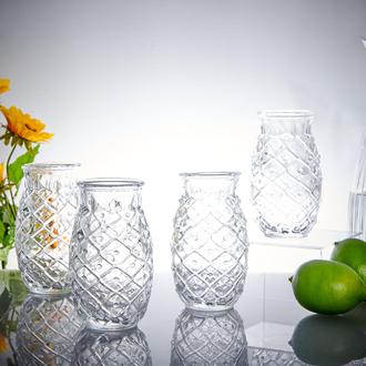 Alegre Glass Ananas Bardak - 8x15 cm