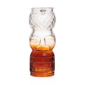 Alegre Glass T-Saki Bardak - Amber - 550 cc